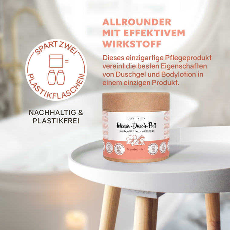 Intensiv-Dusch-Fluff 'Mandelmilch'