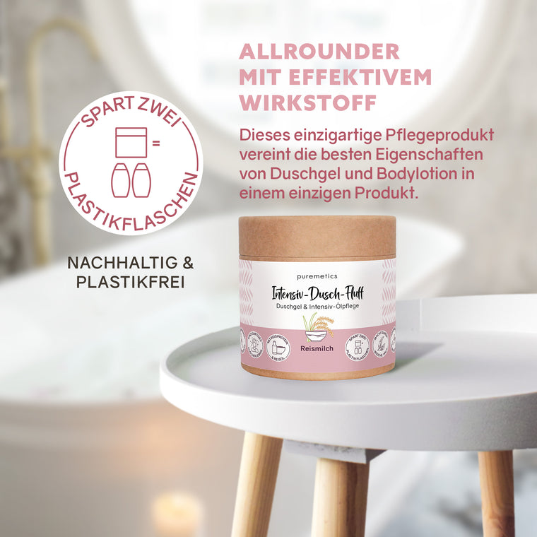 Intensiv-Dusch-Fluff 'Reismilch'