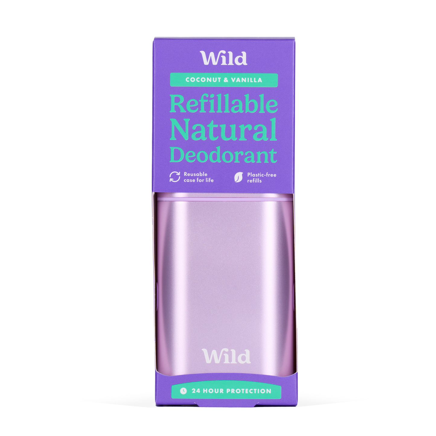 Wild - Deodorant Starter Set Purple "Coconut & Vanilla"