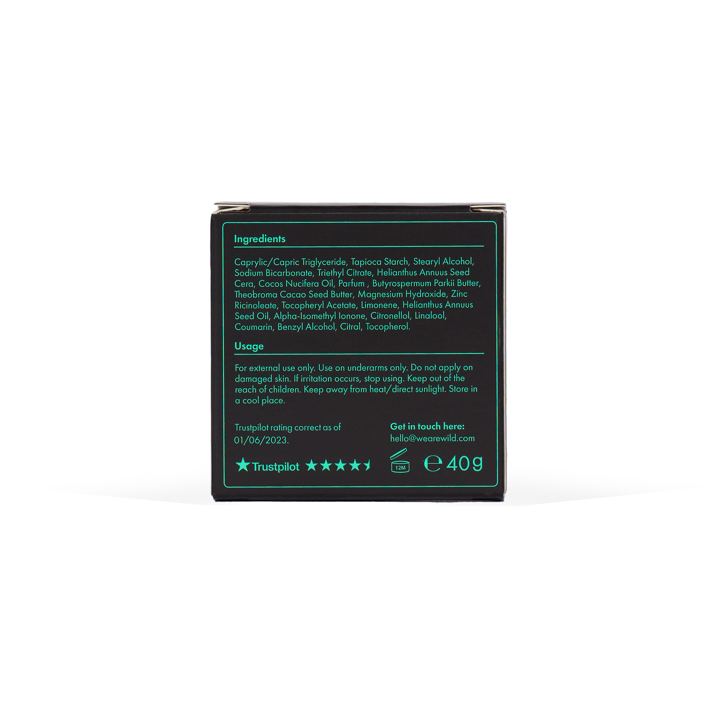 Wild - Deodorant Refill "Fresh Cotton & Sea Salt" (men)