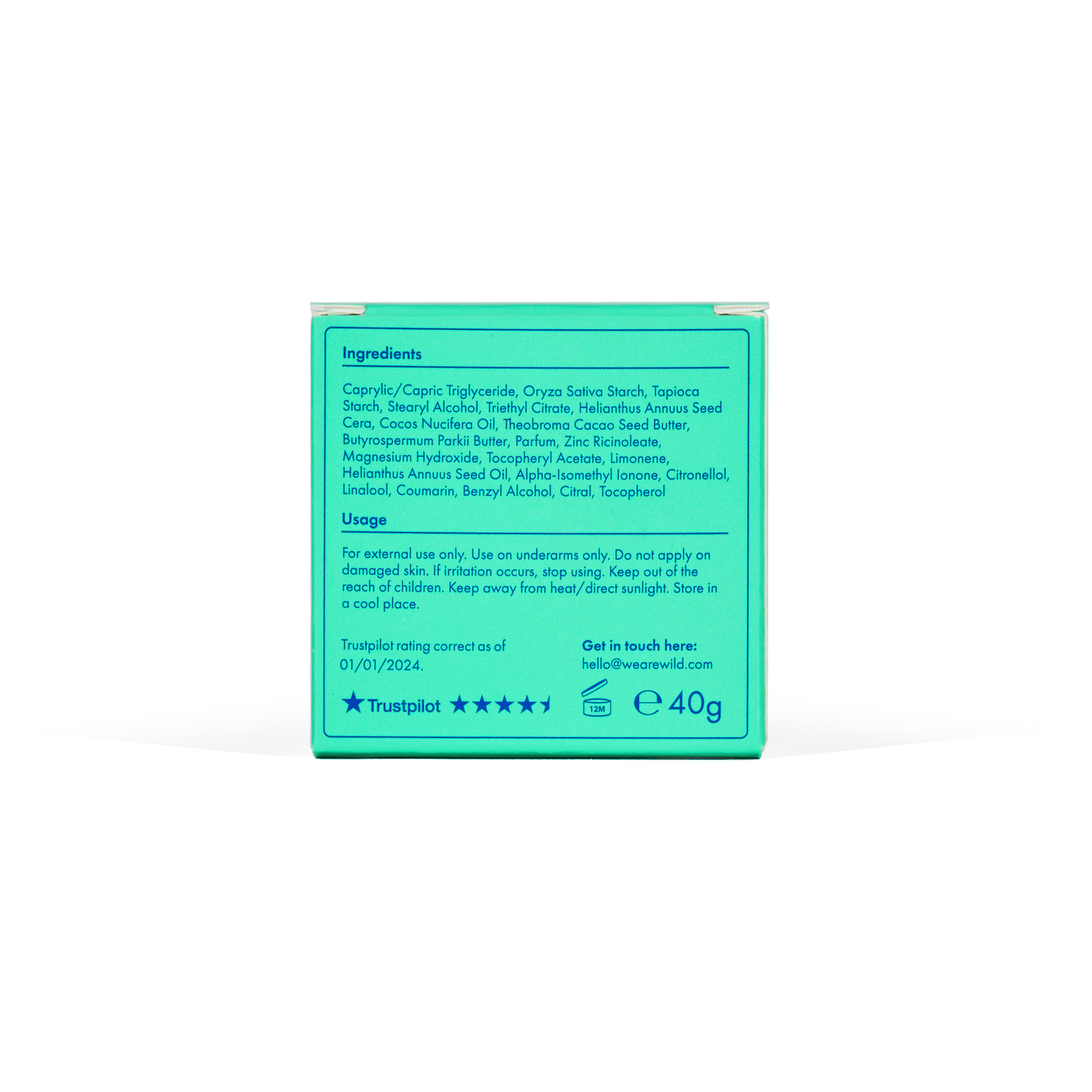 Wild - Deodorant Refill "Sensitive Fresh Cotton & Sea Salt"