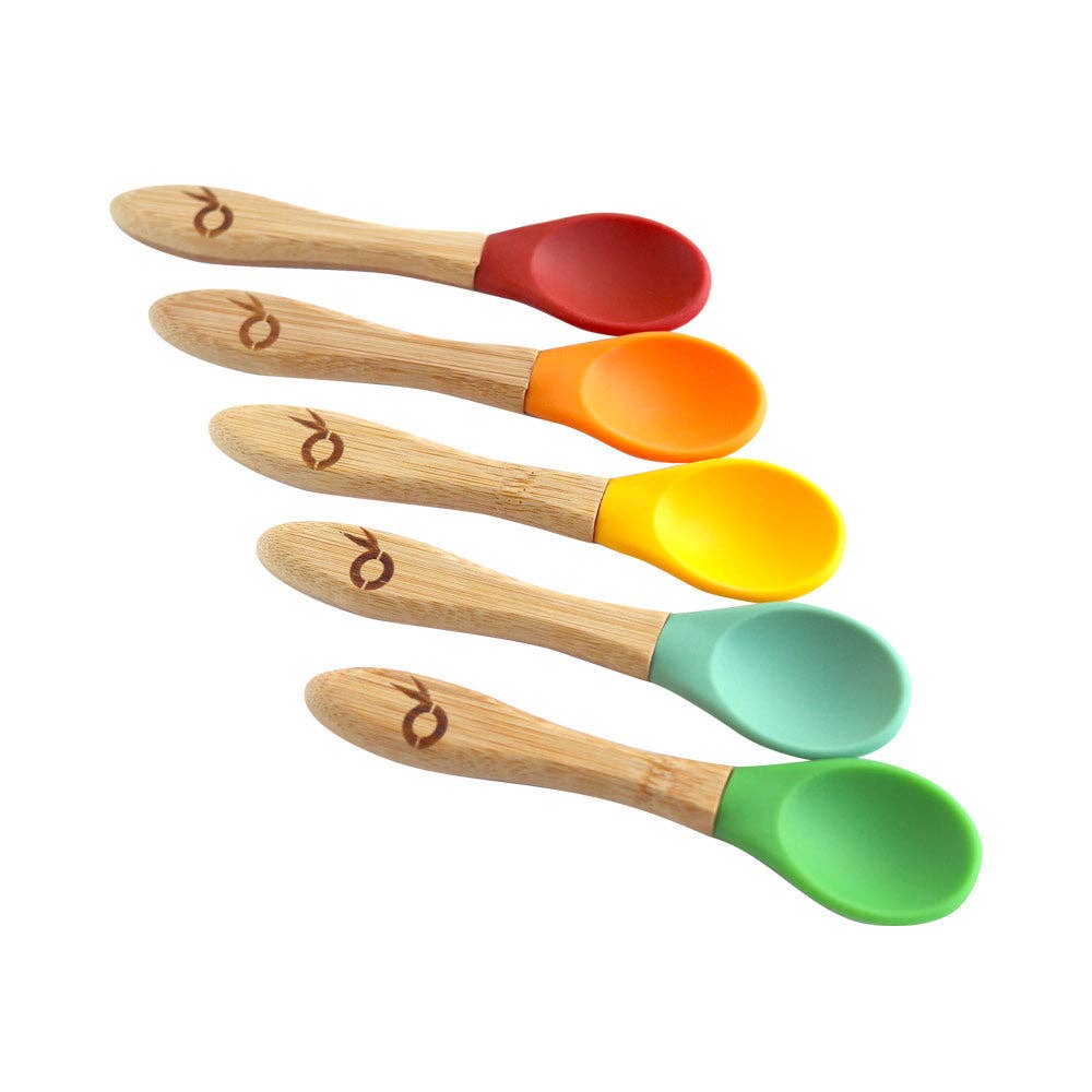 Children's spoon set made of bamboo