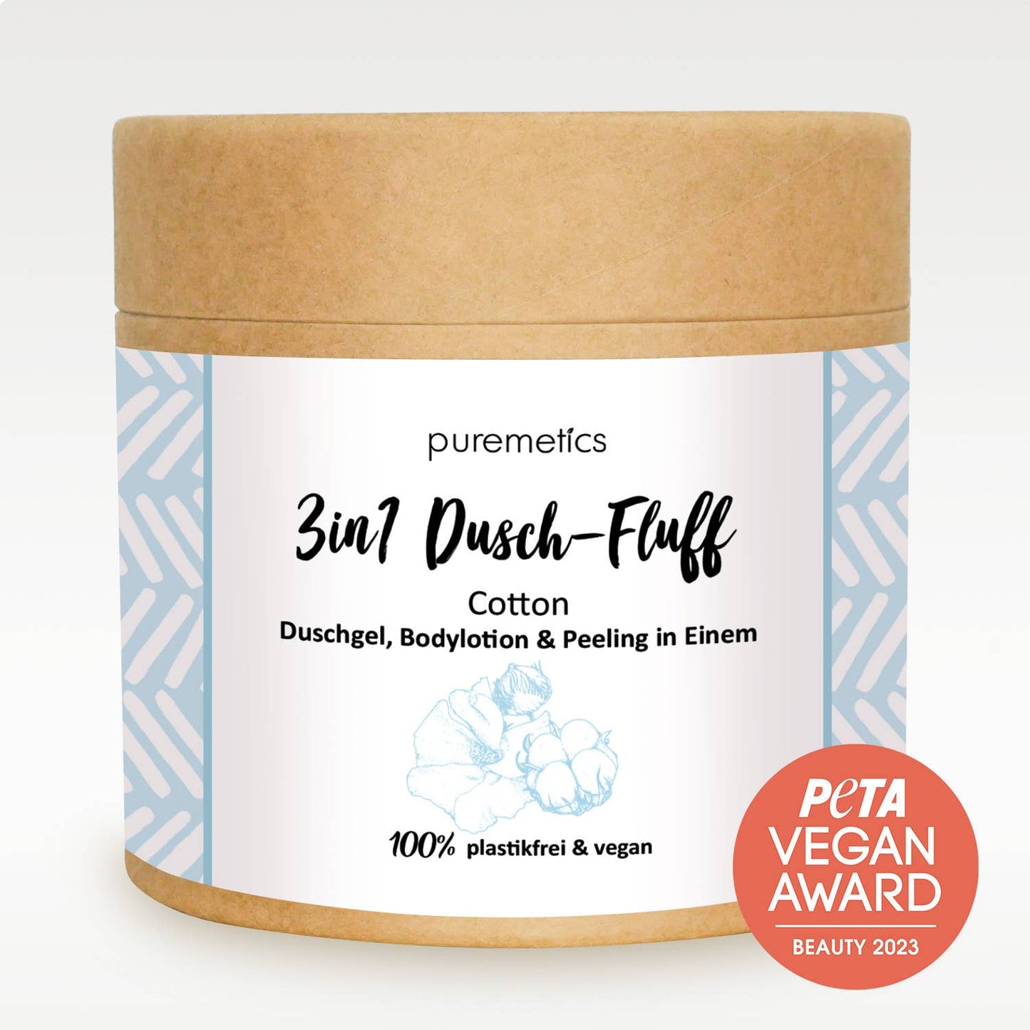 Verpackung 3in1 Dusch-Fluff Cotton