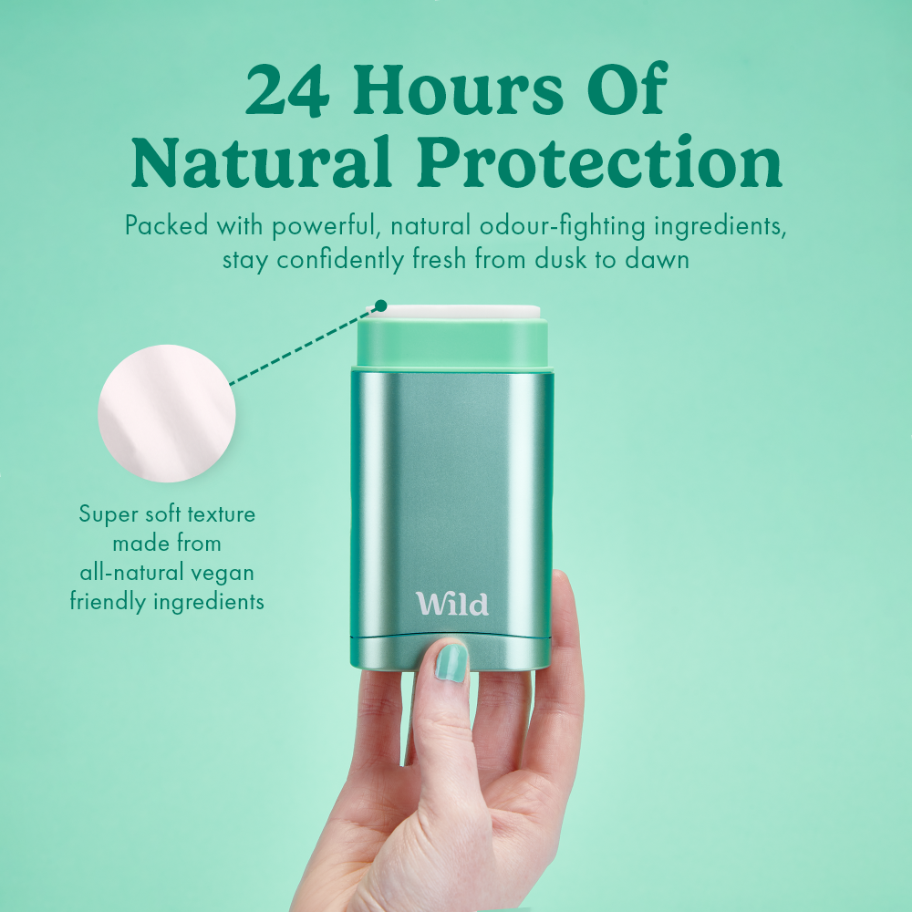 Wild - Deodorant starter set Aqua "Fresh Cotton & Sea Salt"