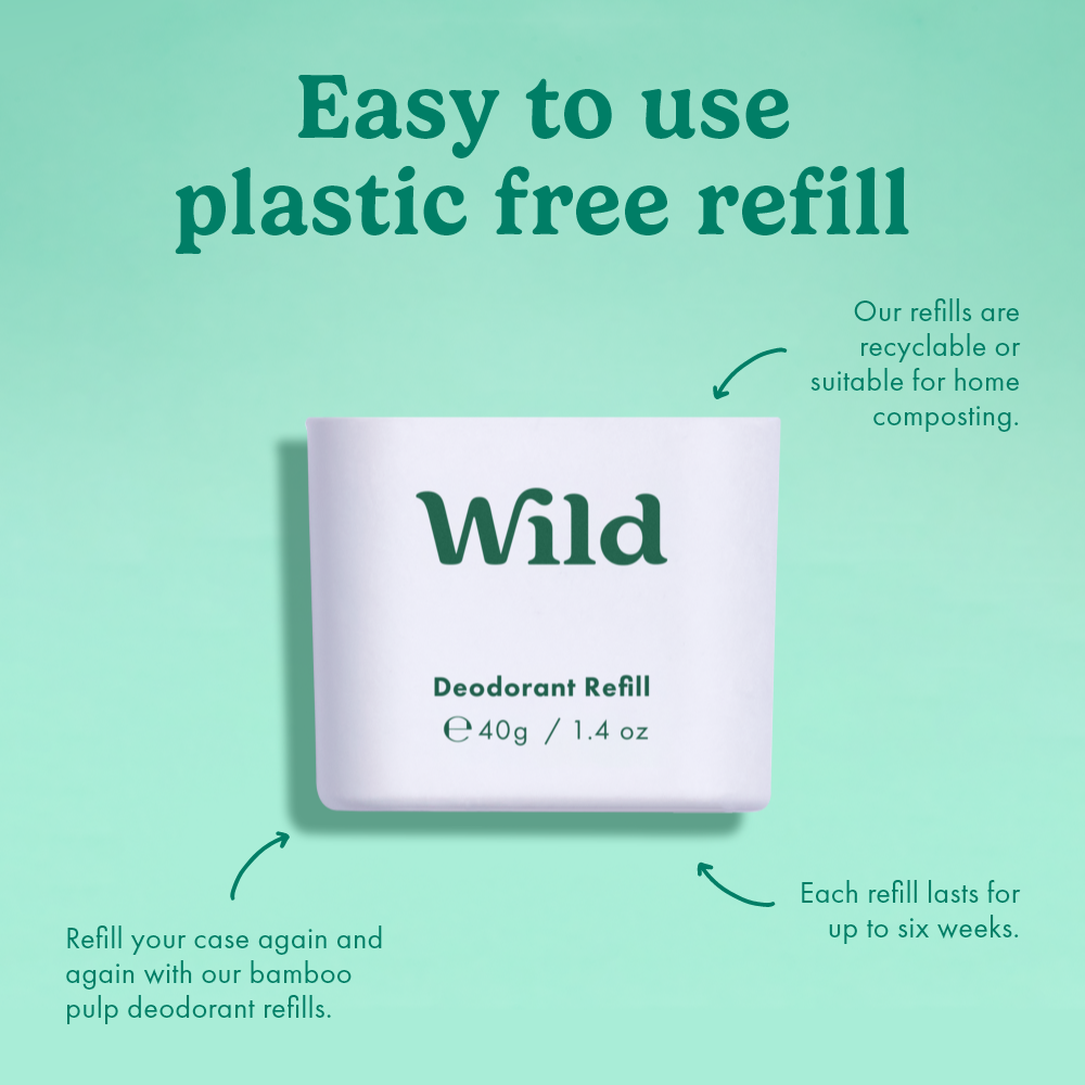 Wild - Deodorant Refill "Fresh Cotton & Sea Salt" (men)