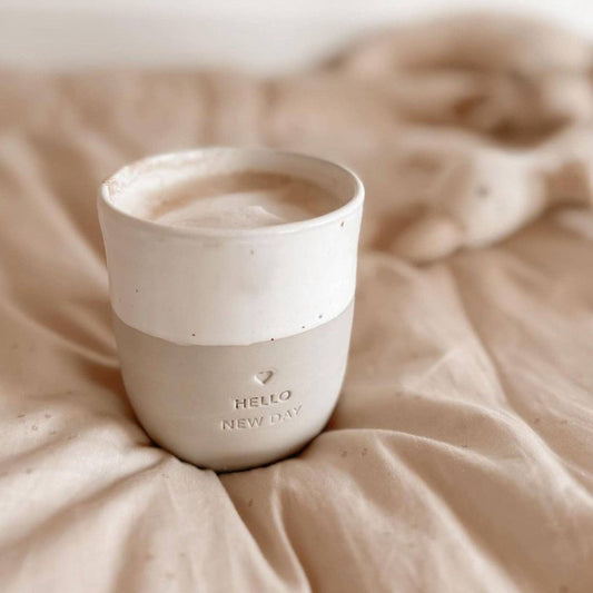 Becher "Hello New Day"