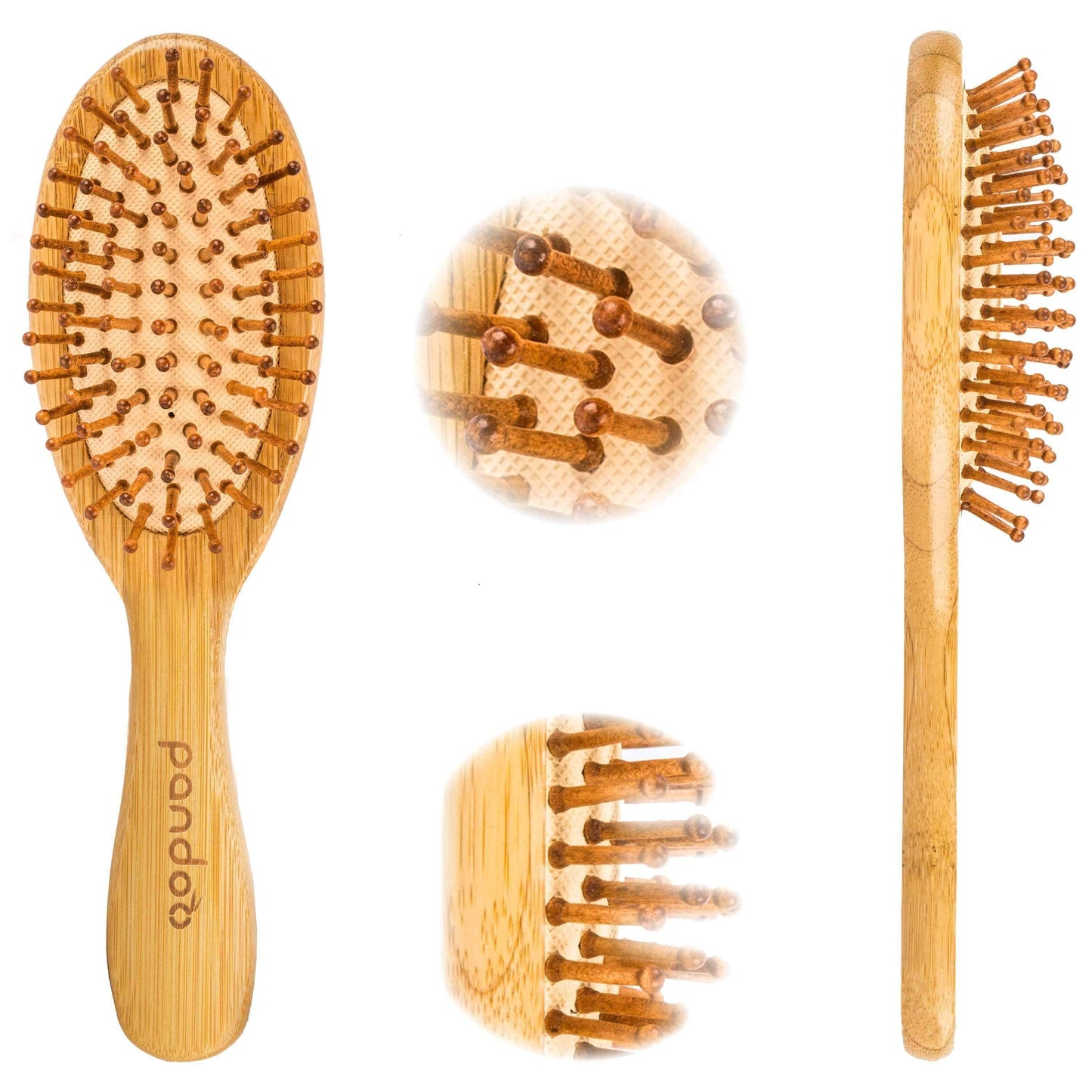Bamboo hairbrush