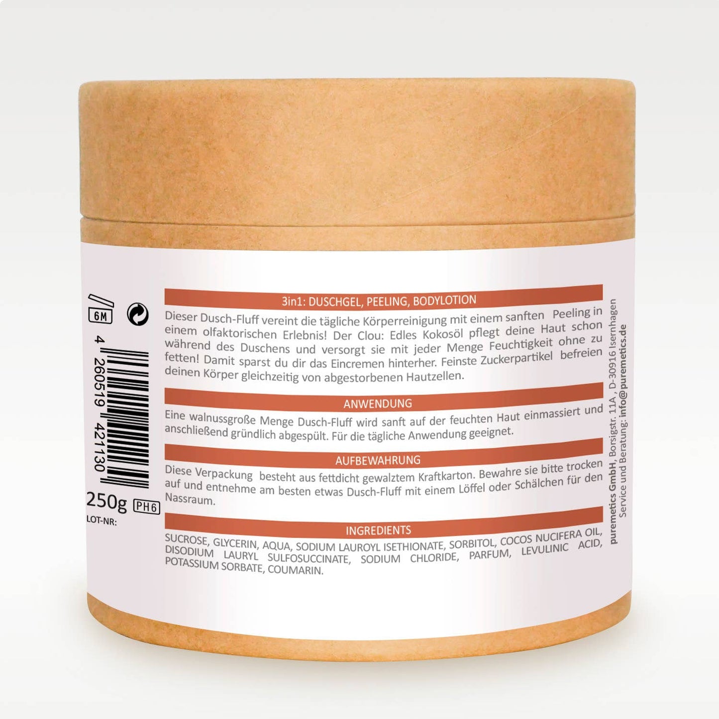 3in1 Dusch-Fluff 'Mandelmilch'