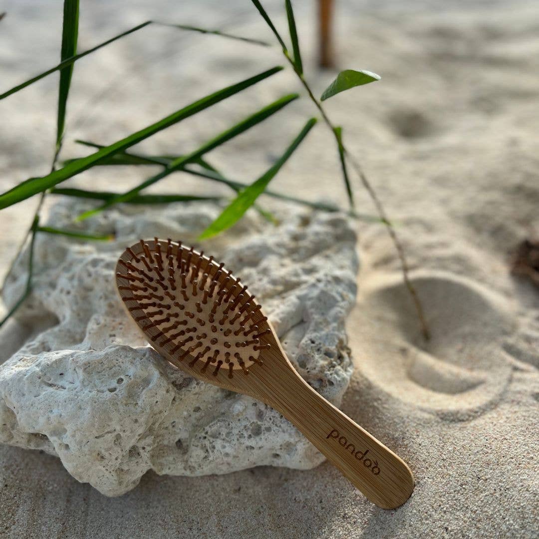 Bamboo hairbrush