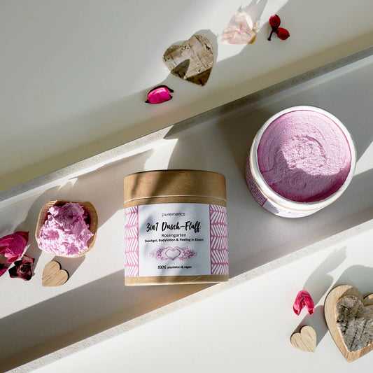 3in1 Shower Fluff 'Rosengarten'