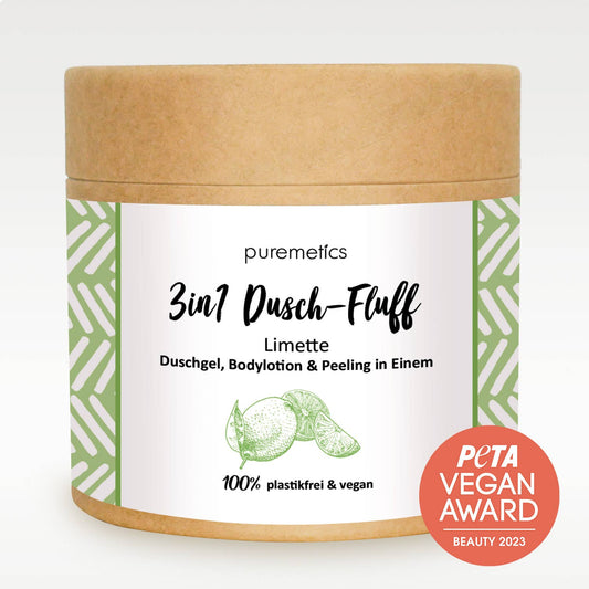 3in1 Shower Fluff 'Lime'