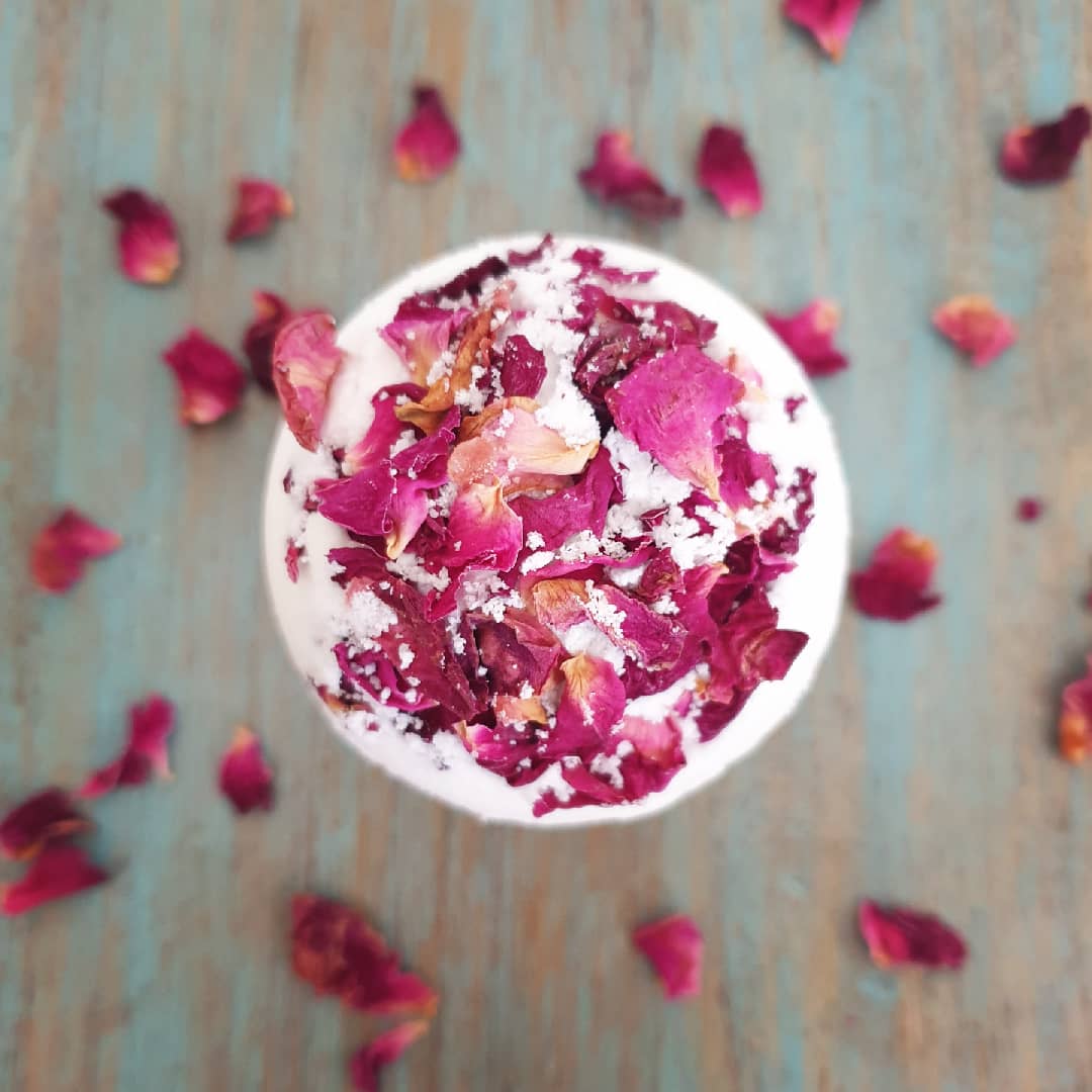Bath bomb "Rose & Sandalwood", 120g