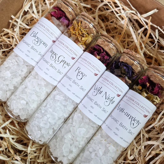 Badesalz "Citrus Grove" im Glasrohr (65g)