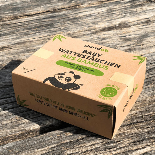 Bamboo Baby Cotton Swabs with Safety Head