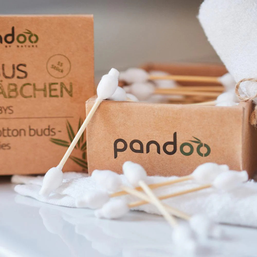 Bambus Baby Wattestäbchen mit Sicherheitskopf