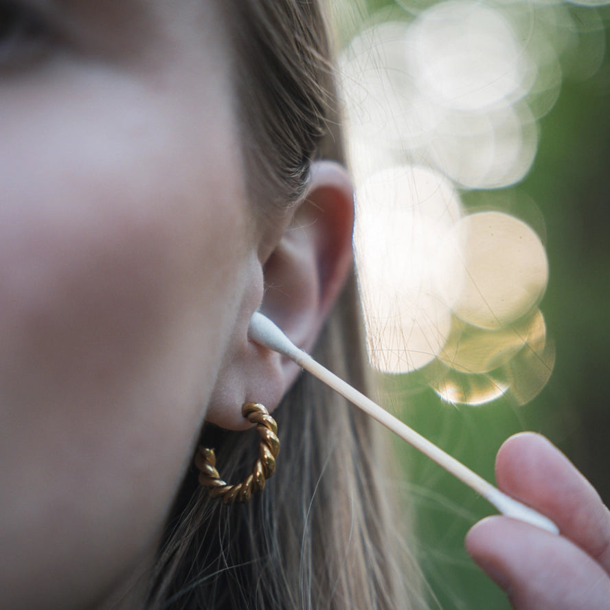 Bamboo cotton swabs (100 pieces)