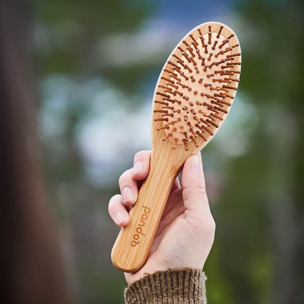 Bamboo hairbrush