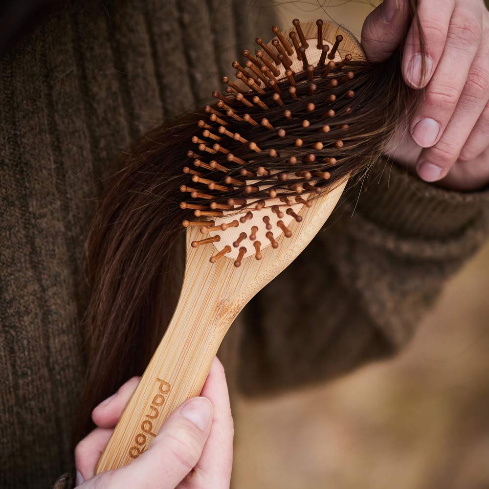 Bamboo hairbrush