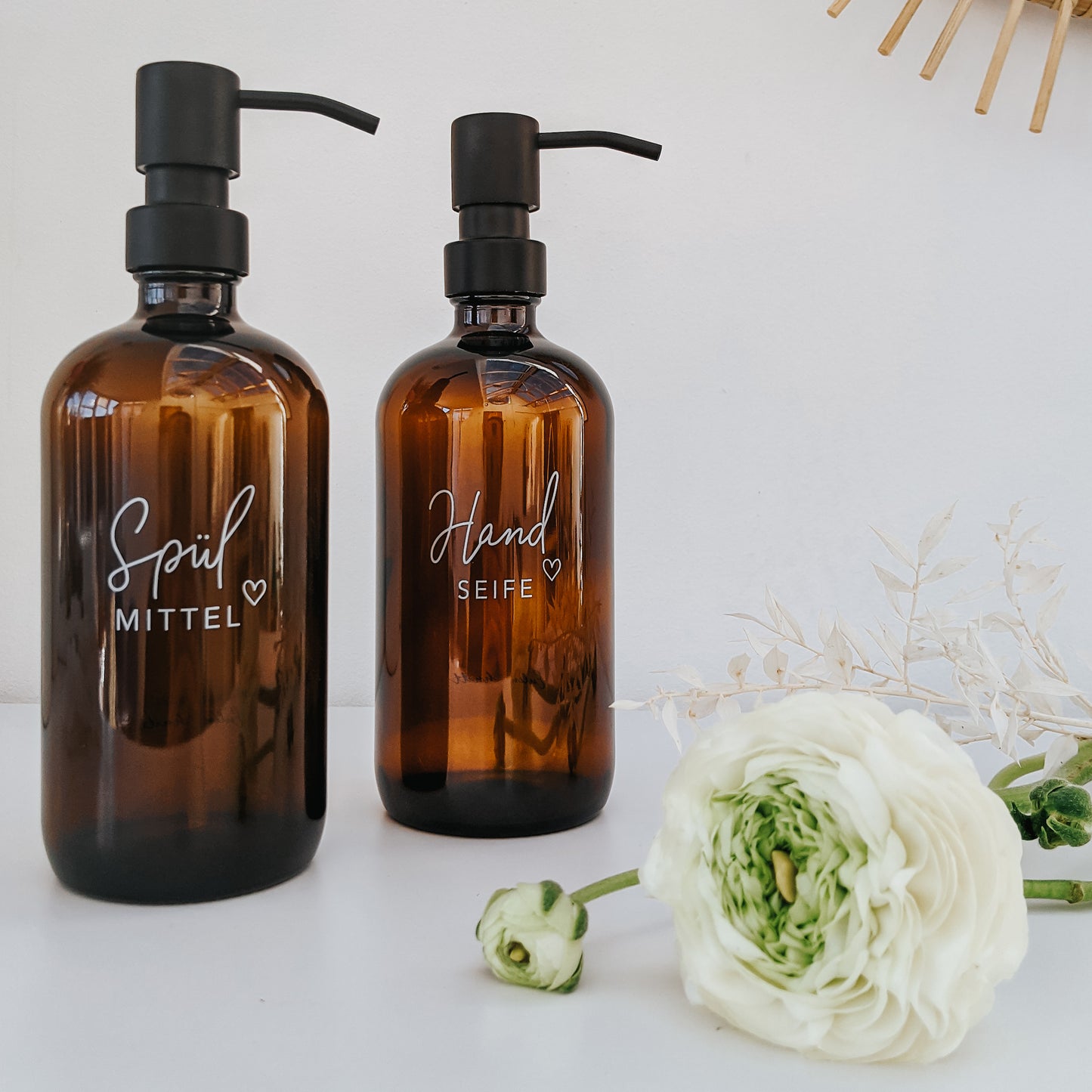 Seifenspender Spülmittel braun 500ml