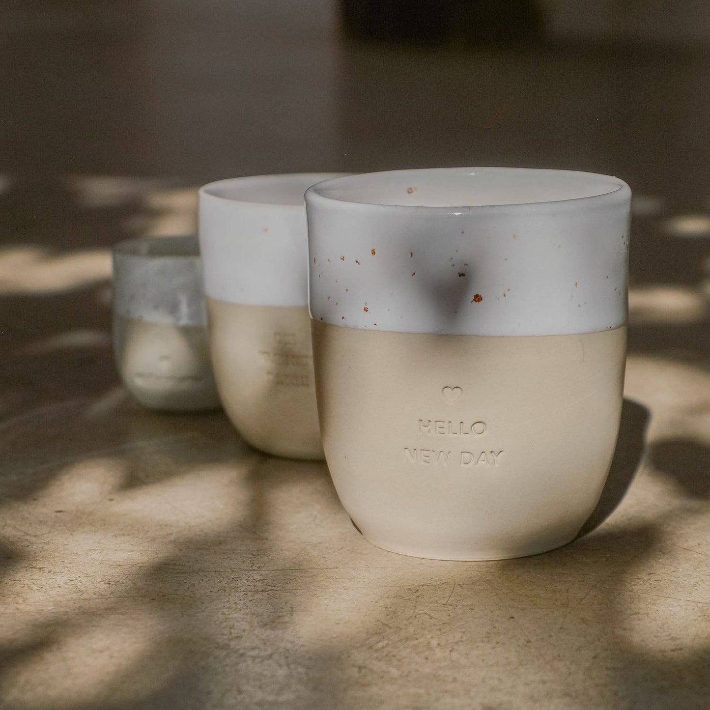 Becher "Hello New Day"