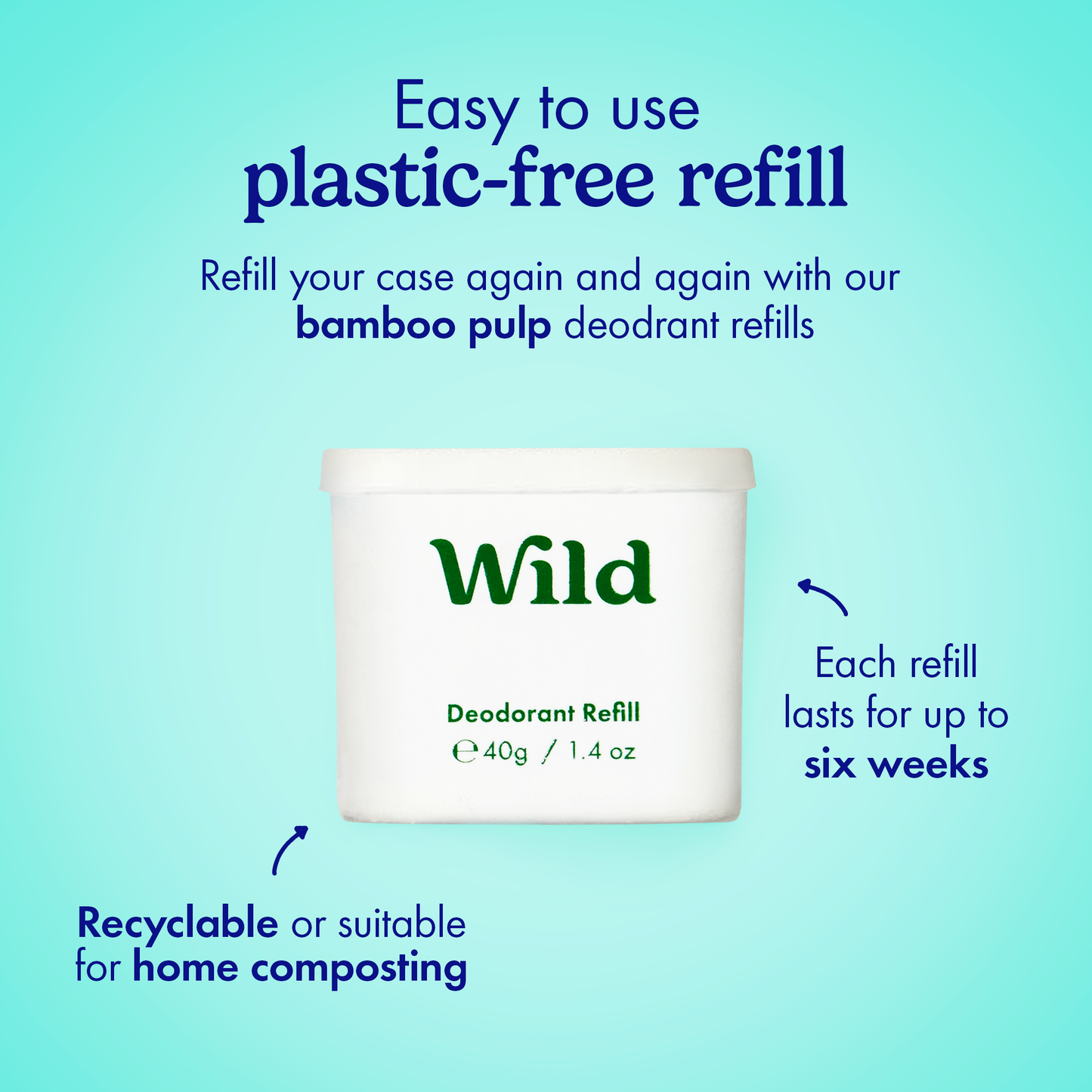 Wild - Deo Refill "Lemon, Basil & Blood Orange"