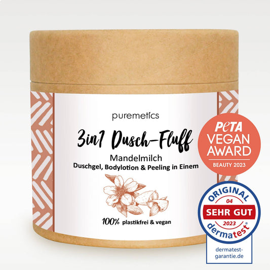 3in1 Shower Fluff 'Almond Milk'