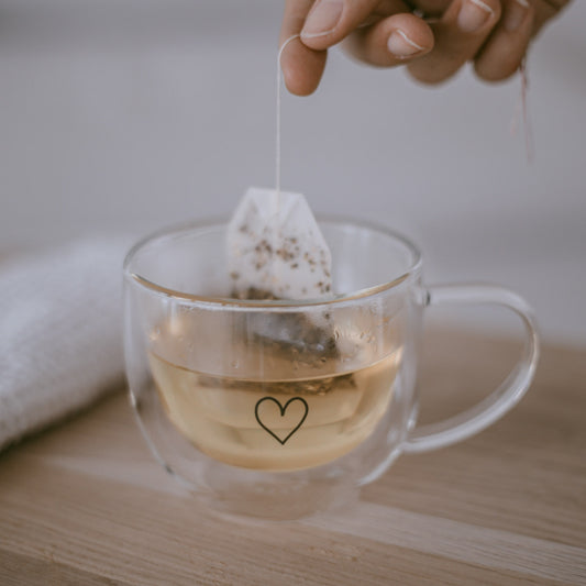 Doppelwandiges Glas Herz