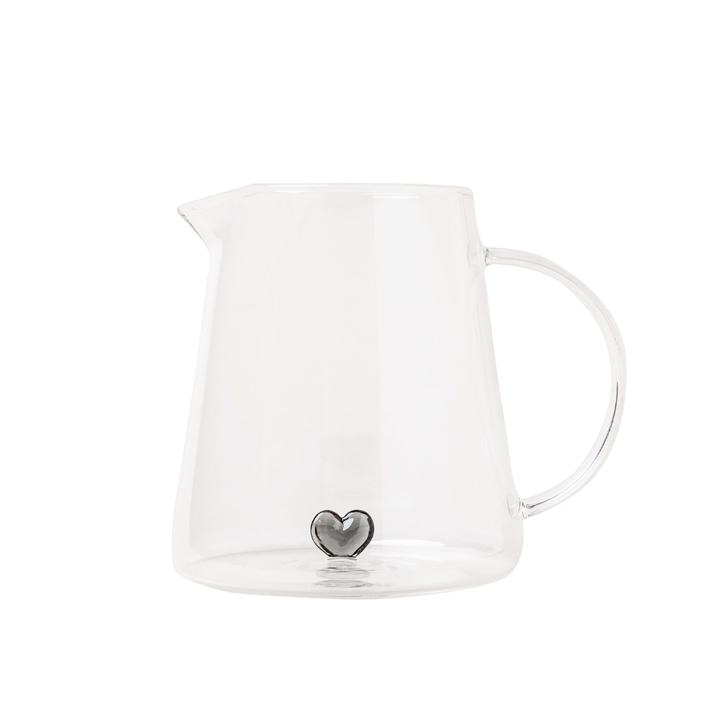 Karaffe Herzfigur schwarz