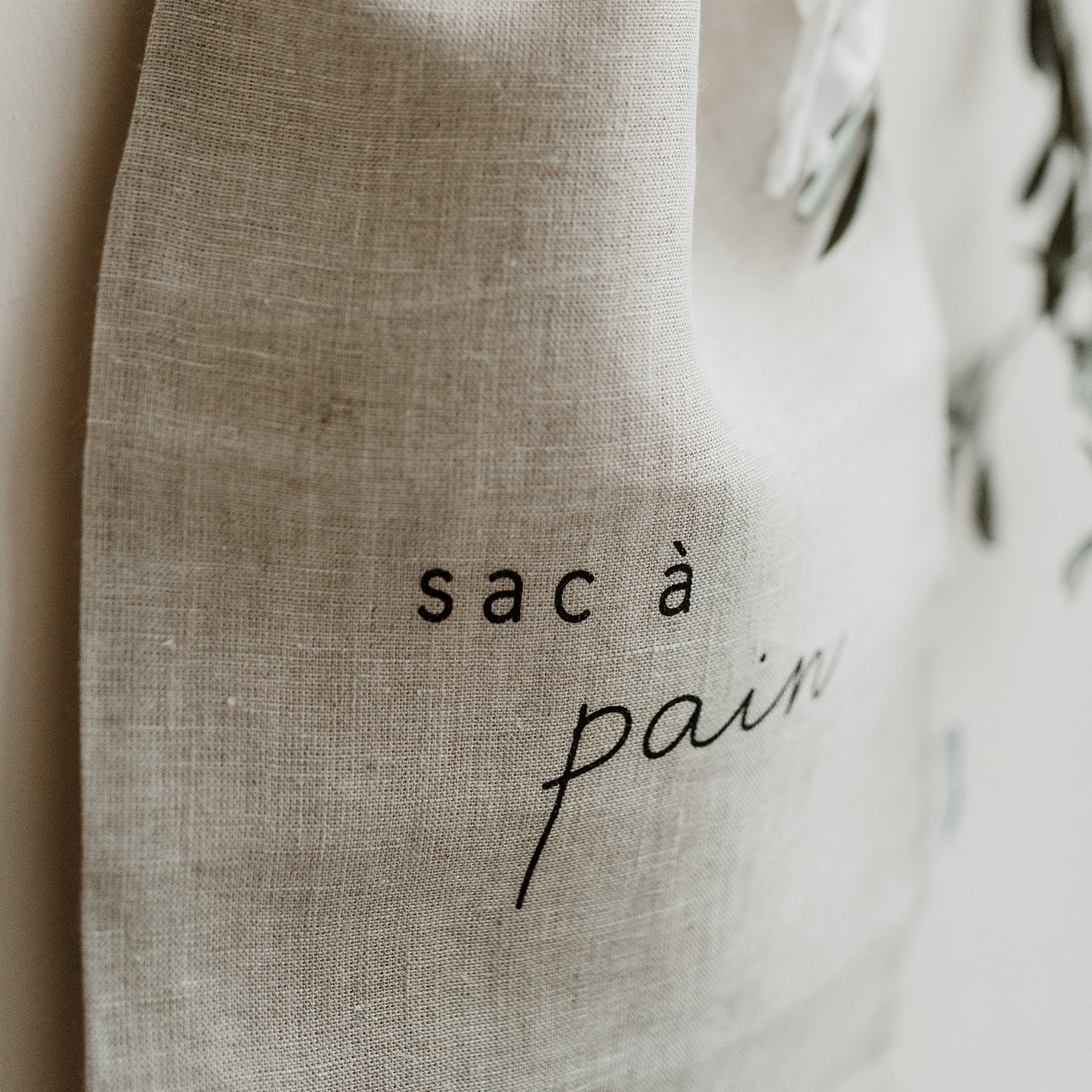 Brotbeutel "Sac à pain" aus Leinen