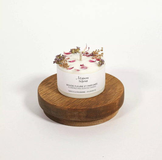 Votive candle "Rhubarb Tart"