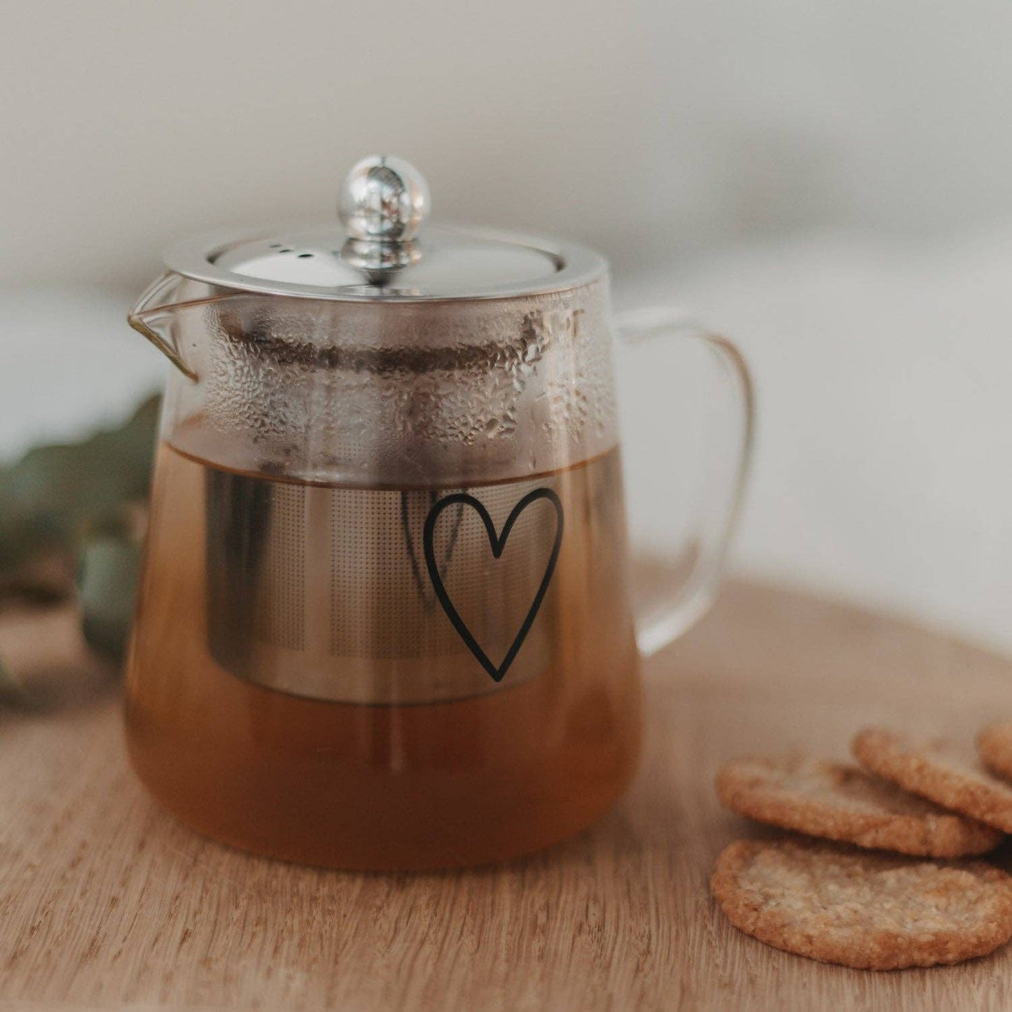 Théière en forme de cœur 550 ml