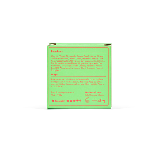 Wild - Deodorant Refill with Lemon Basil & Blood Orange, 40 g