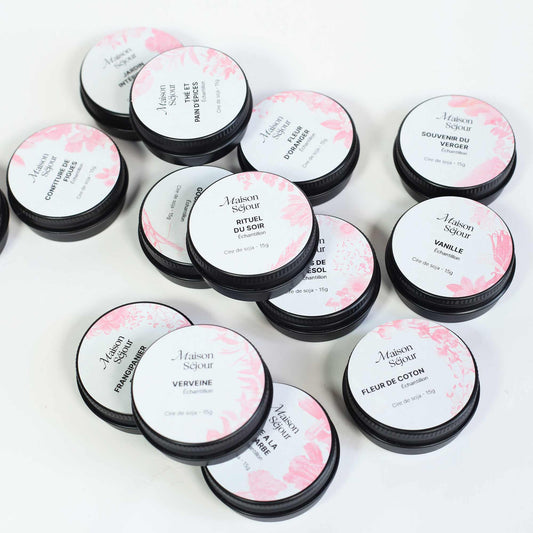 Votive candle samples