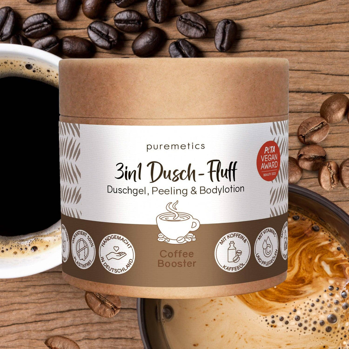 3in1 Dusch-Fluff Coffee Booster