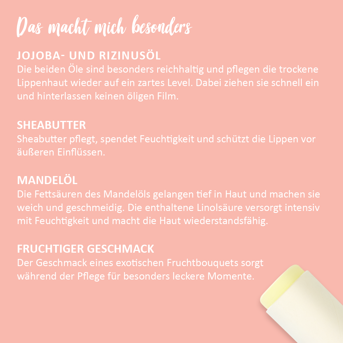 Lippenpflegestift 'Fruity'