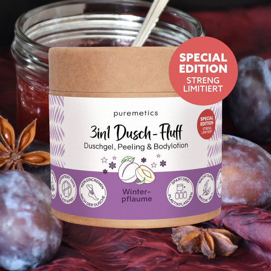 3in1 Dusch-Fluff 'Winterpflaume' - Limited Edition