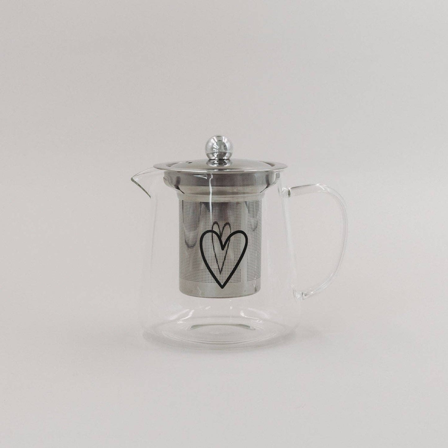 Théière en forme de cœur 550 ml