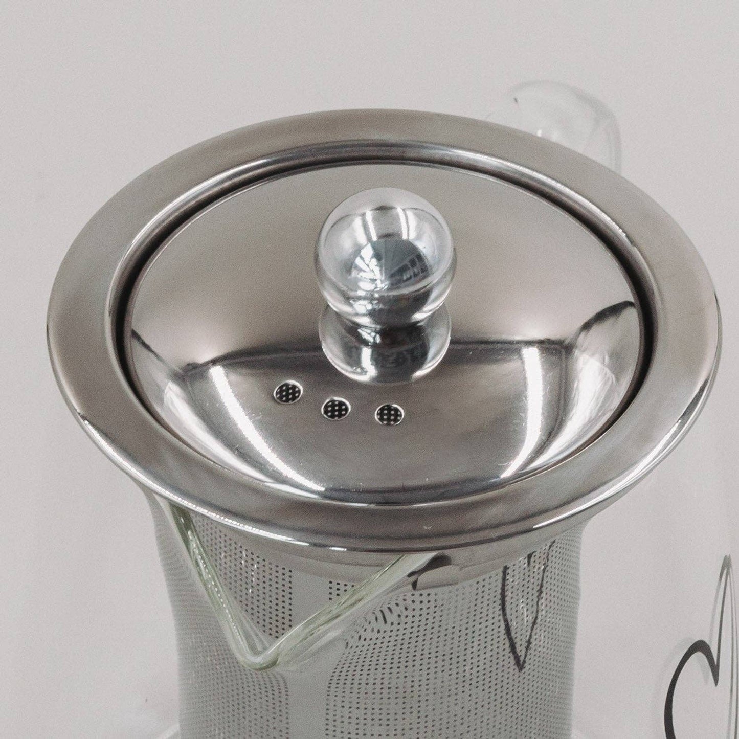 Théière en forme de cœur 550 ml