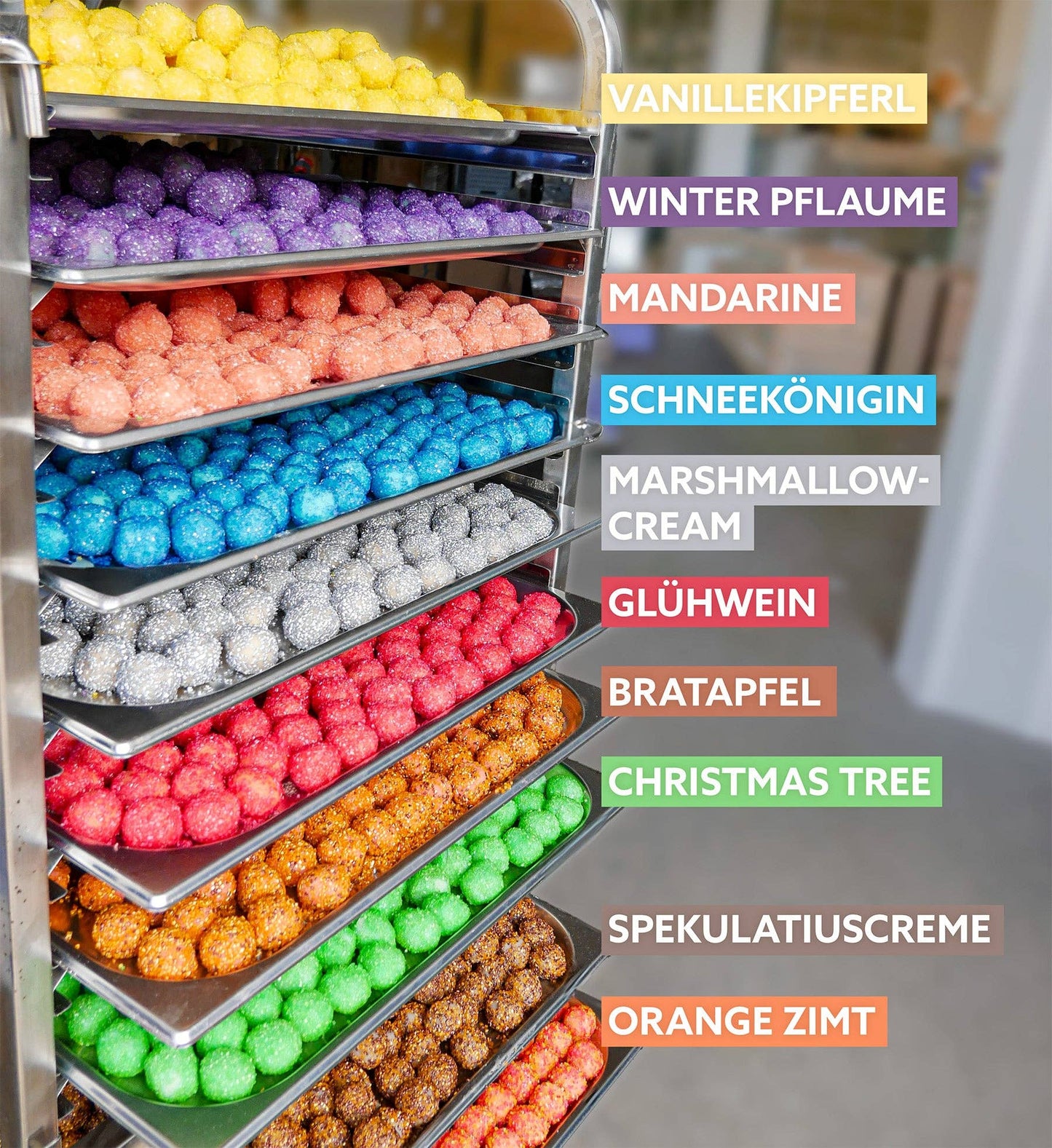 3in1 Dusch-Konfekt ‘Weihnachtskugel Mix‘