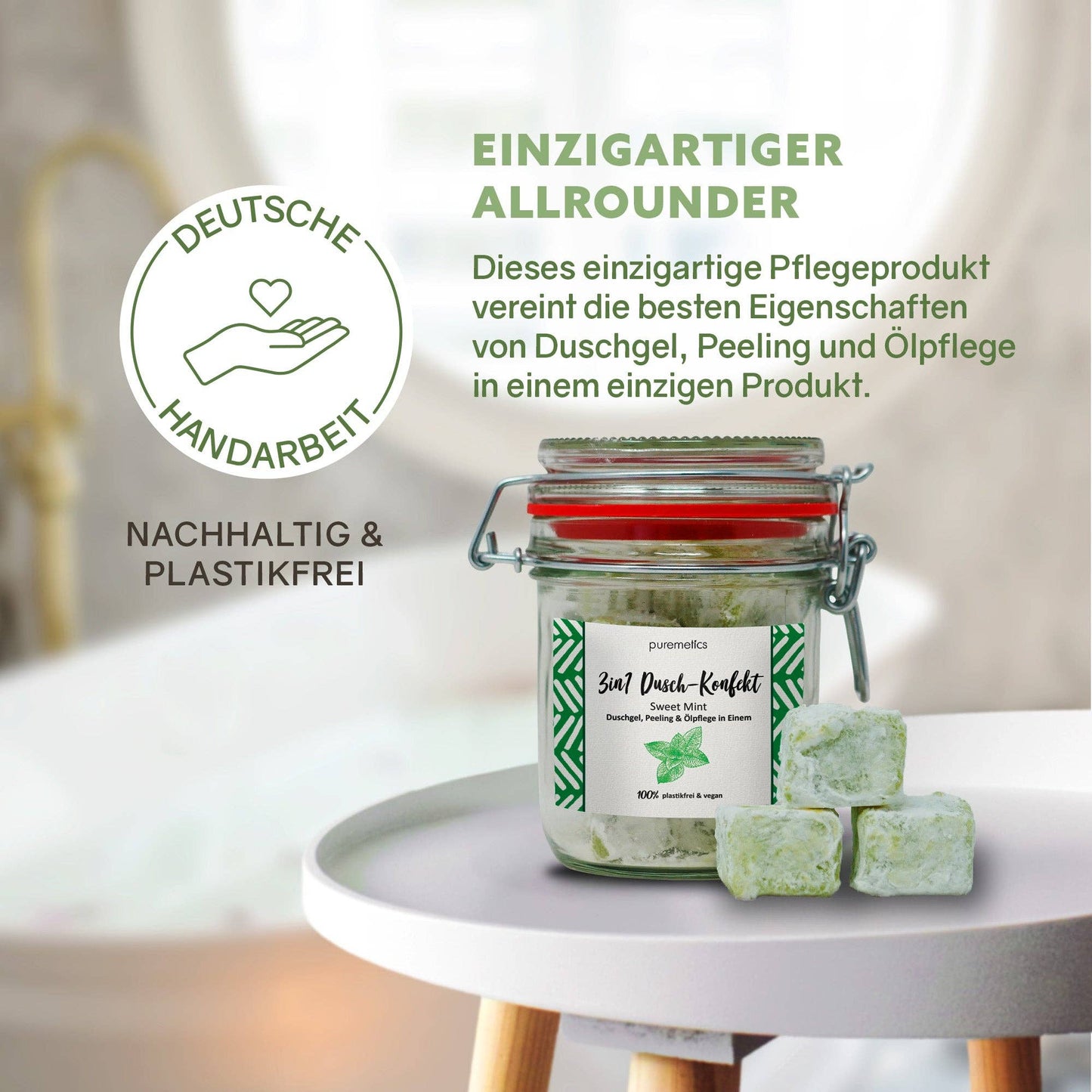 3in1 Dusch-Konfekt ‘Sweet Mint‘