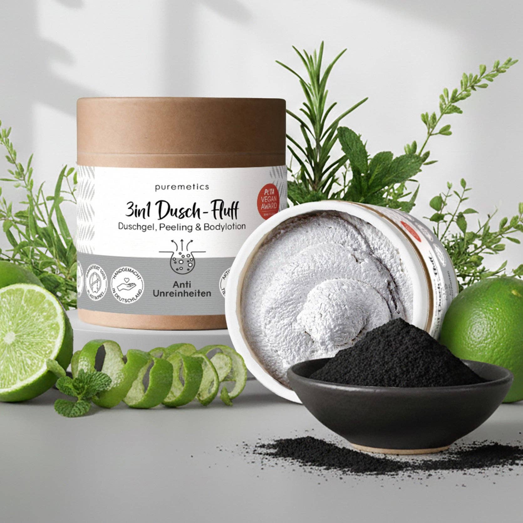 Dusch-Fluff Anti Unreinheiten