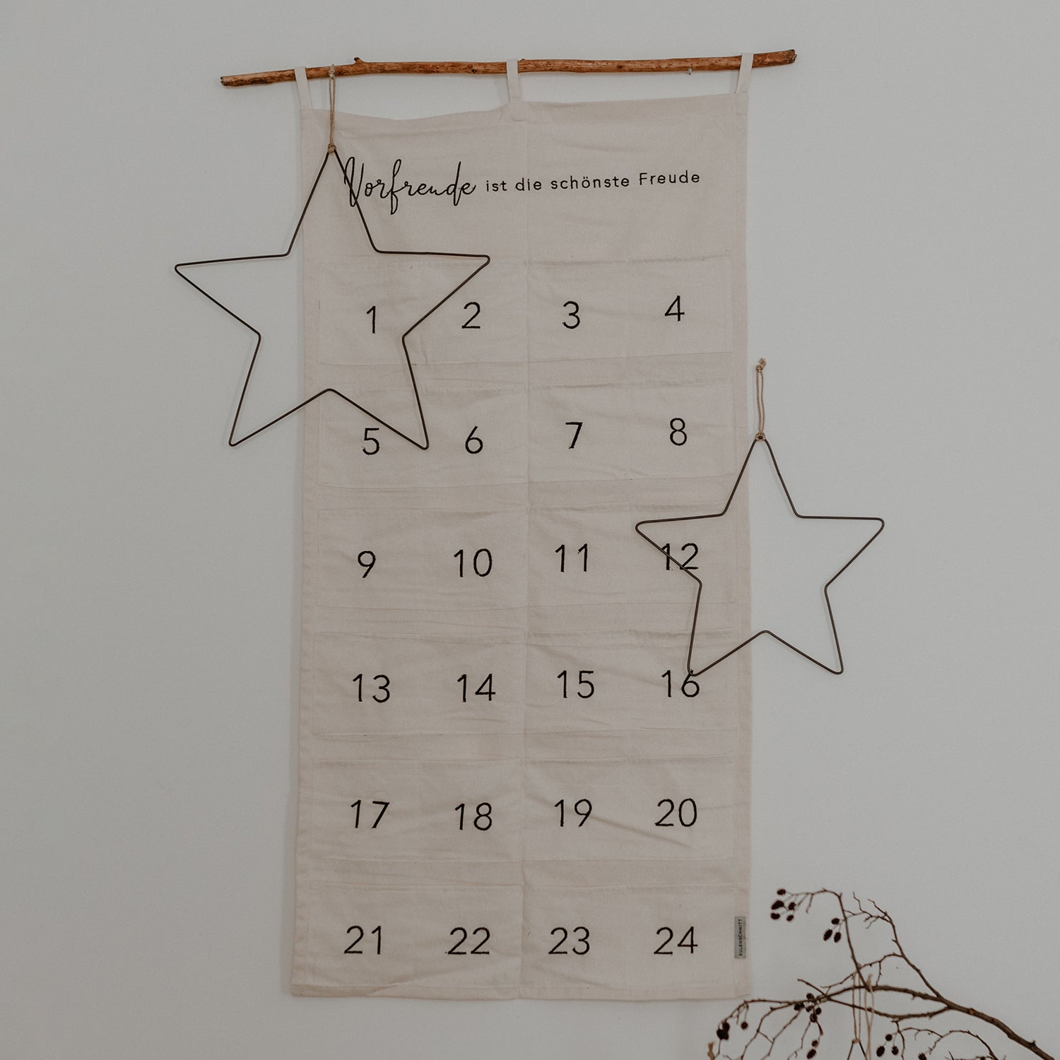 Eulenschnitt Adventskalender Vorfreude