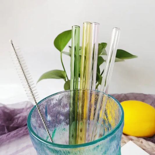 Glass straw straight