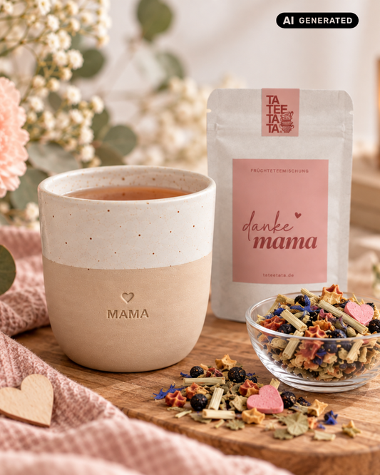 Mom Set – “Mom” Mug & “Thank You, Mom” Fruit Tea