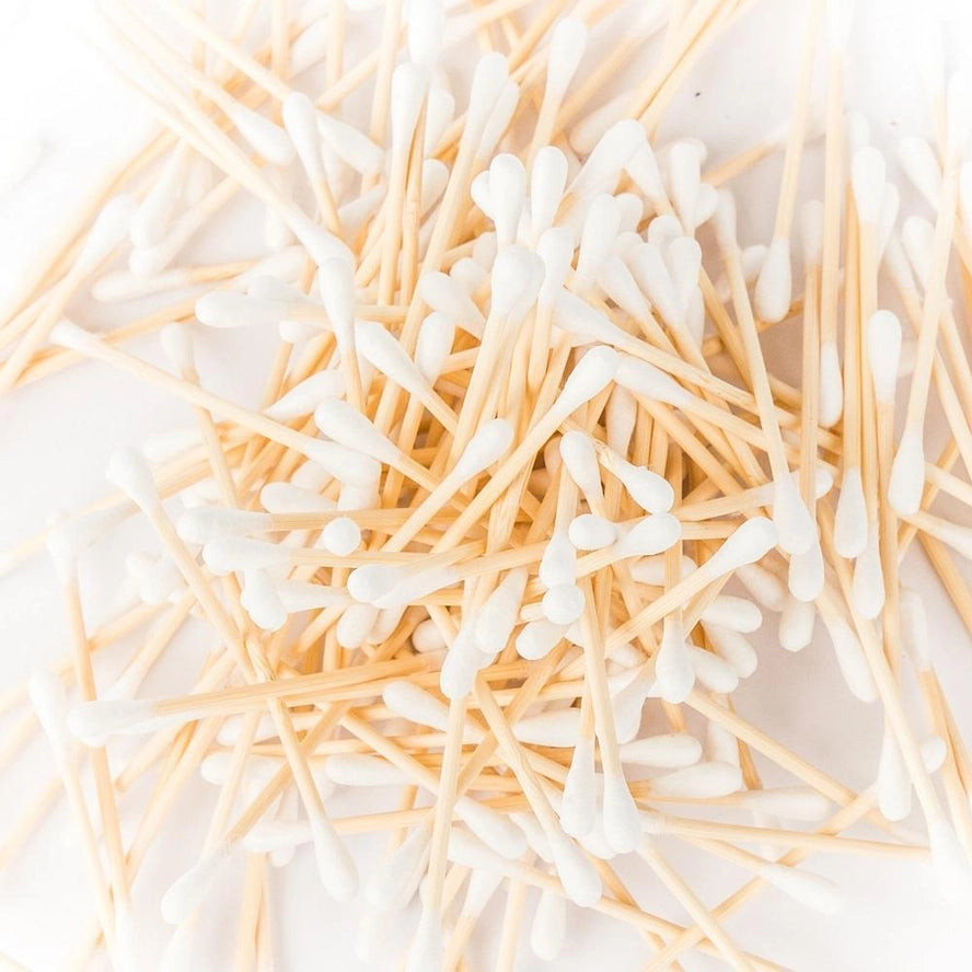 Bamboo cotton swabs (200 pieces)
