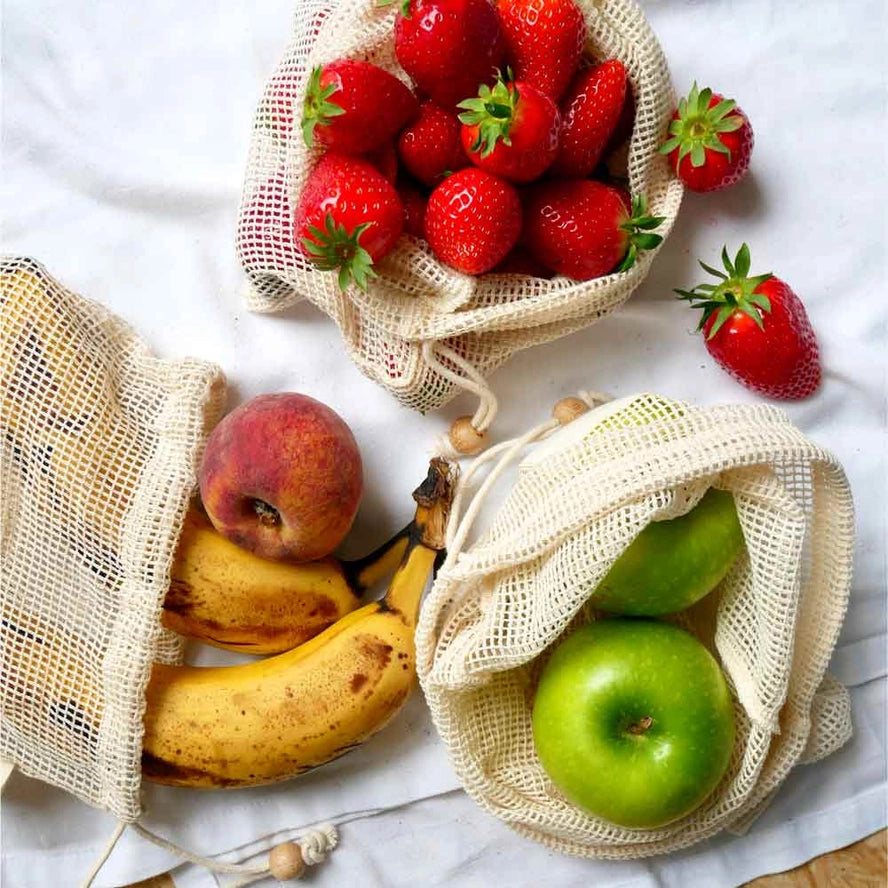 fruit and vegetable net in a set of 6