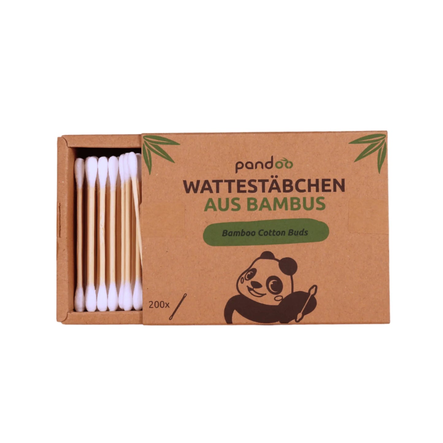 Bamboo cotton swabs (200 pieces)