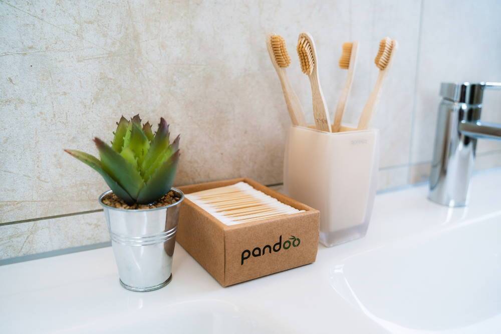Bamboo cotton swabs (200 pieces)