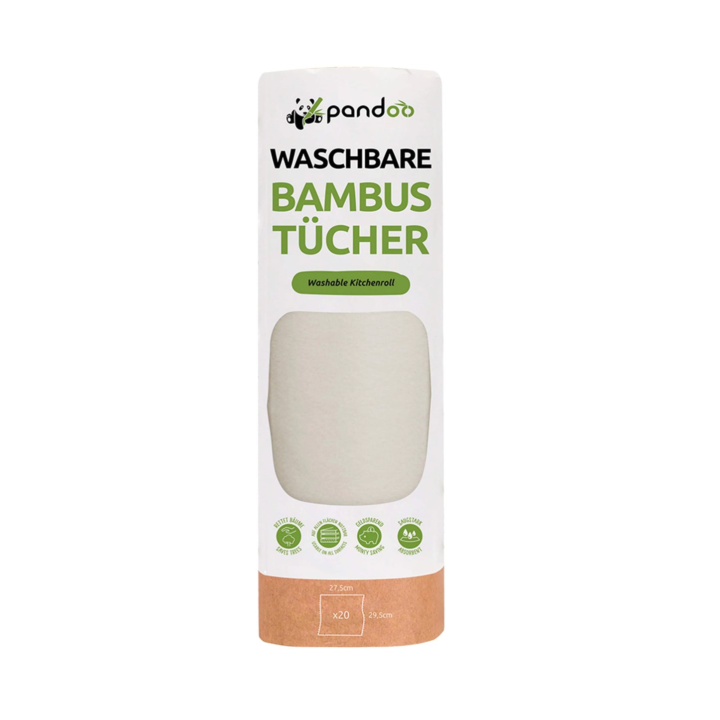 Waschbare Bambustücher