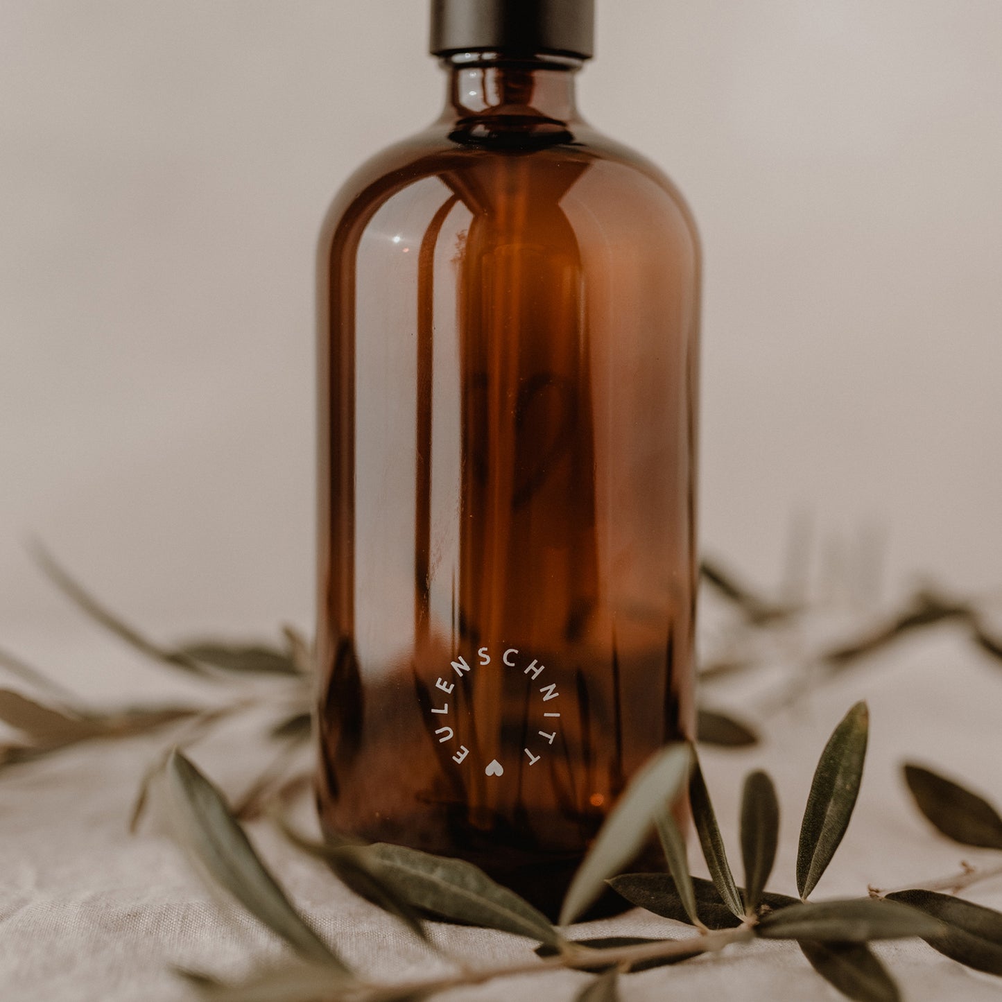 Soap dispenser heart brown 500ml
